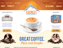 Tablet Screenshot of everestenterprises.ca